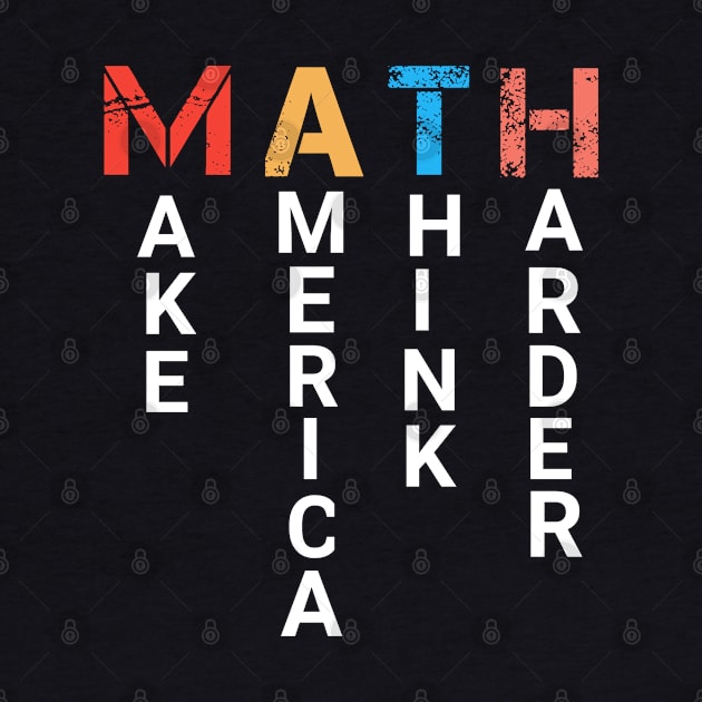 Math make America think harder funny gify by salah_698